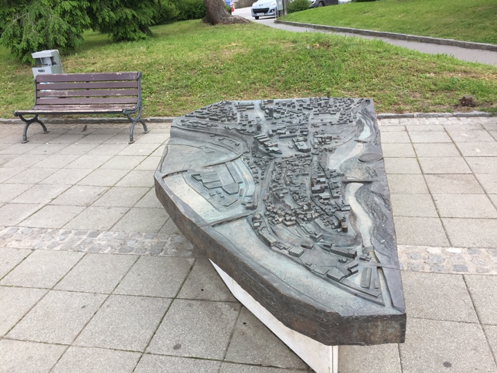 Relief mesta Kranj
